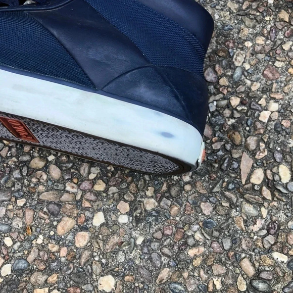 Polo Ralph Lauren Men's Blue Isaak High top Sneakers Size 9 - Picture 6 of 10